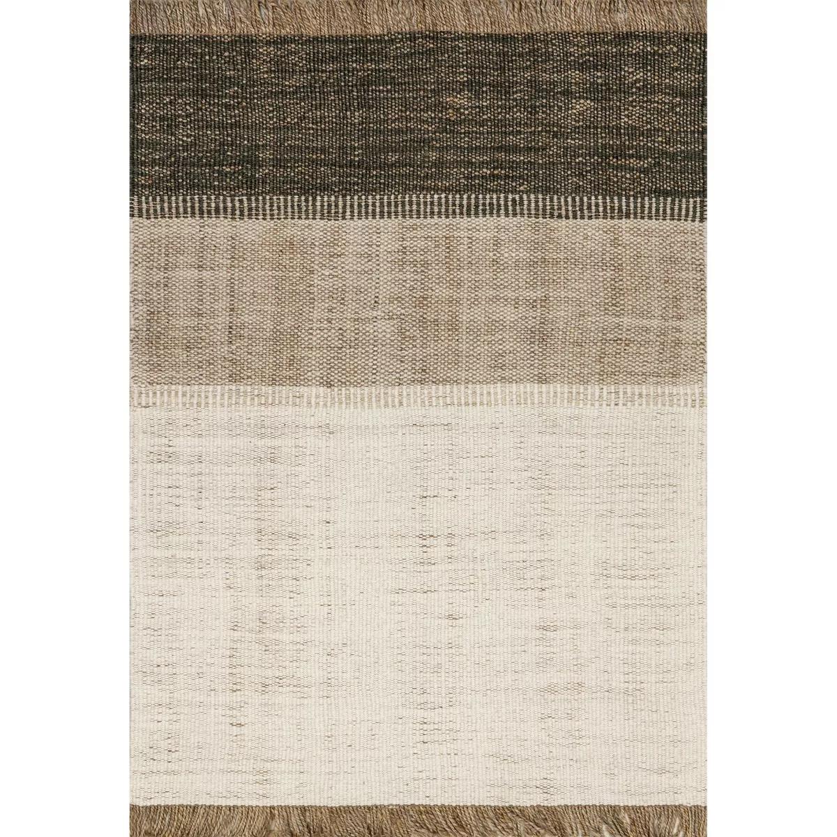 Nuloom Nanala Bold Striped Jute Tasseled Indoor Area Rug