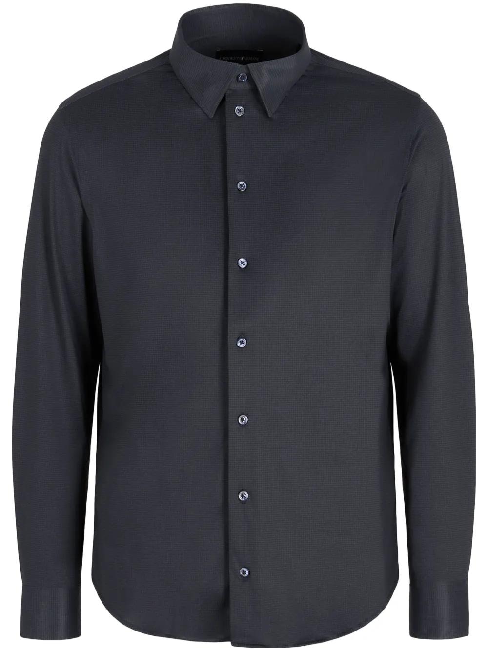 Emporio Armani satin-finish shirt
