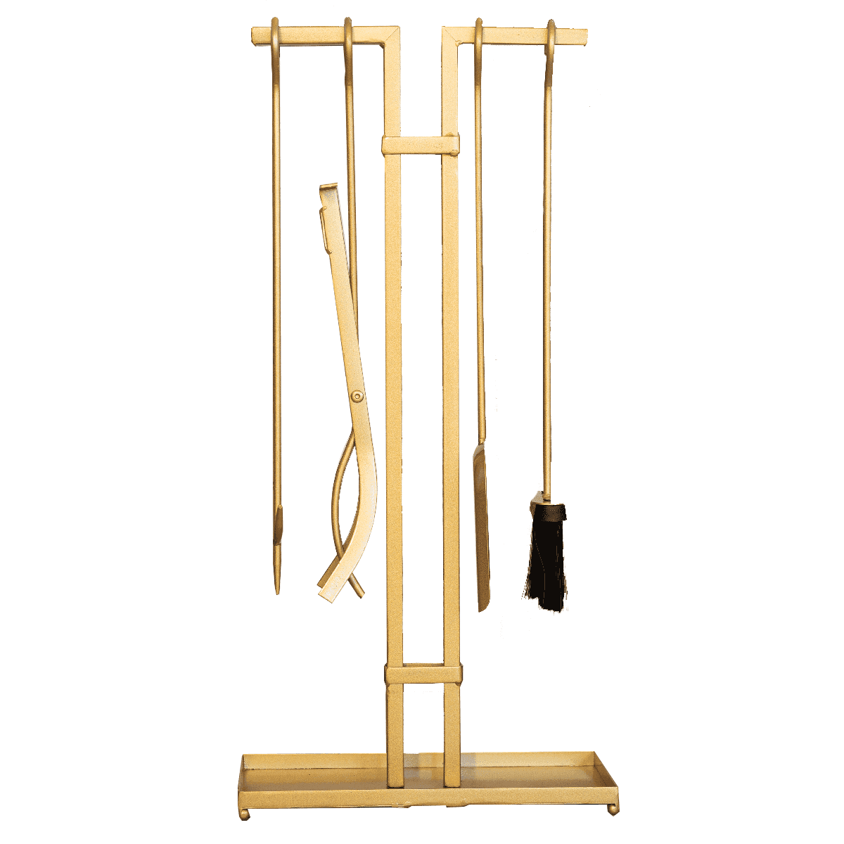 Barton 5PCS Fireplace Tools Set 29" Wrought Iron Fire Place Tool Fire Poker, Shovel, Tongs, Brush, Stand Chimney, Stove, Fire Pit for Indoor/Outdoor