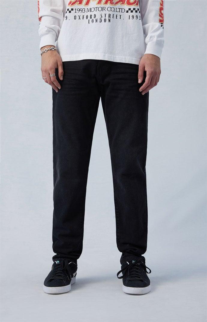 Men's Comfort Stretch Black Athletic Slim Jeans