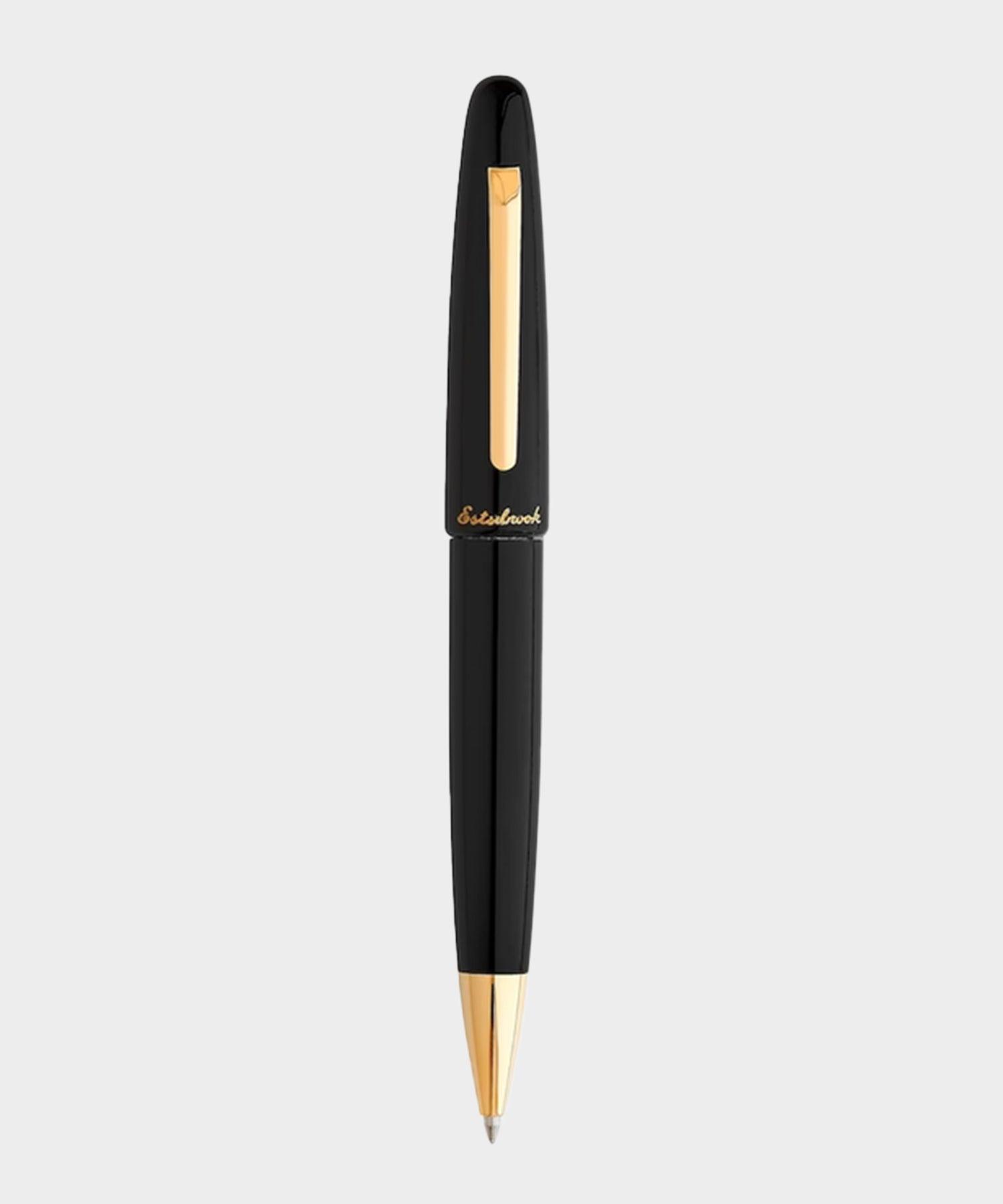 Esterbrook Ebony Ballpoint Pen in Gold