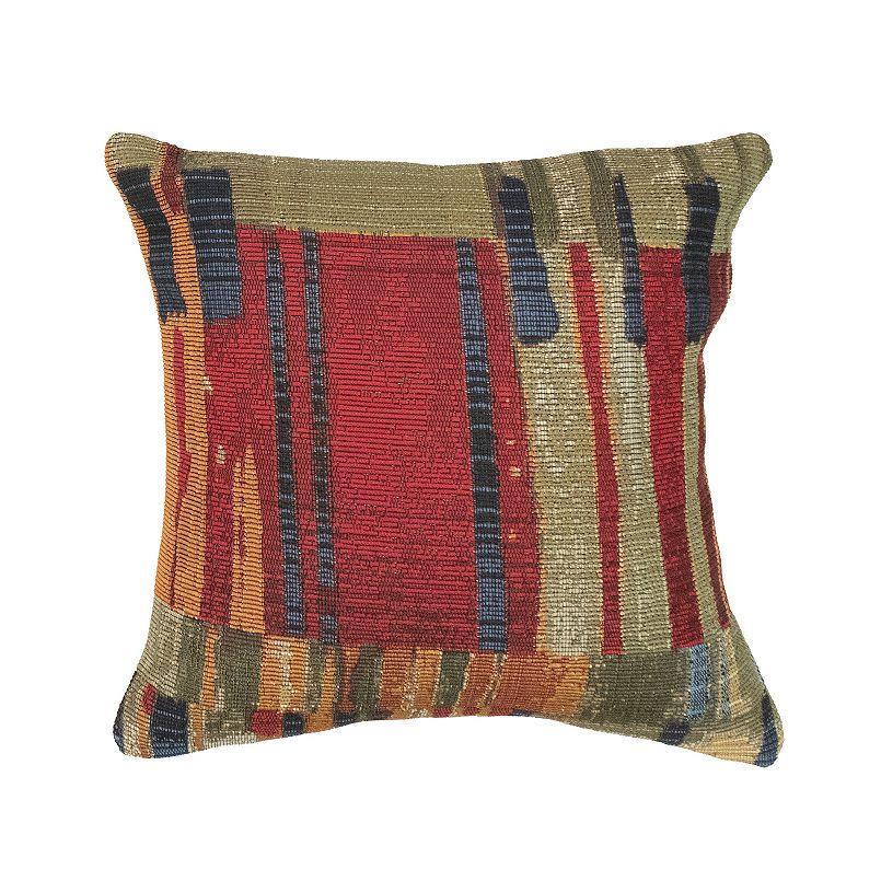 Liora Manne Marina Paintbox Indoor Outdoor Throw Pillow