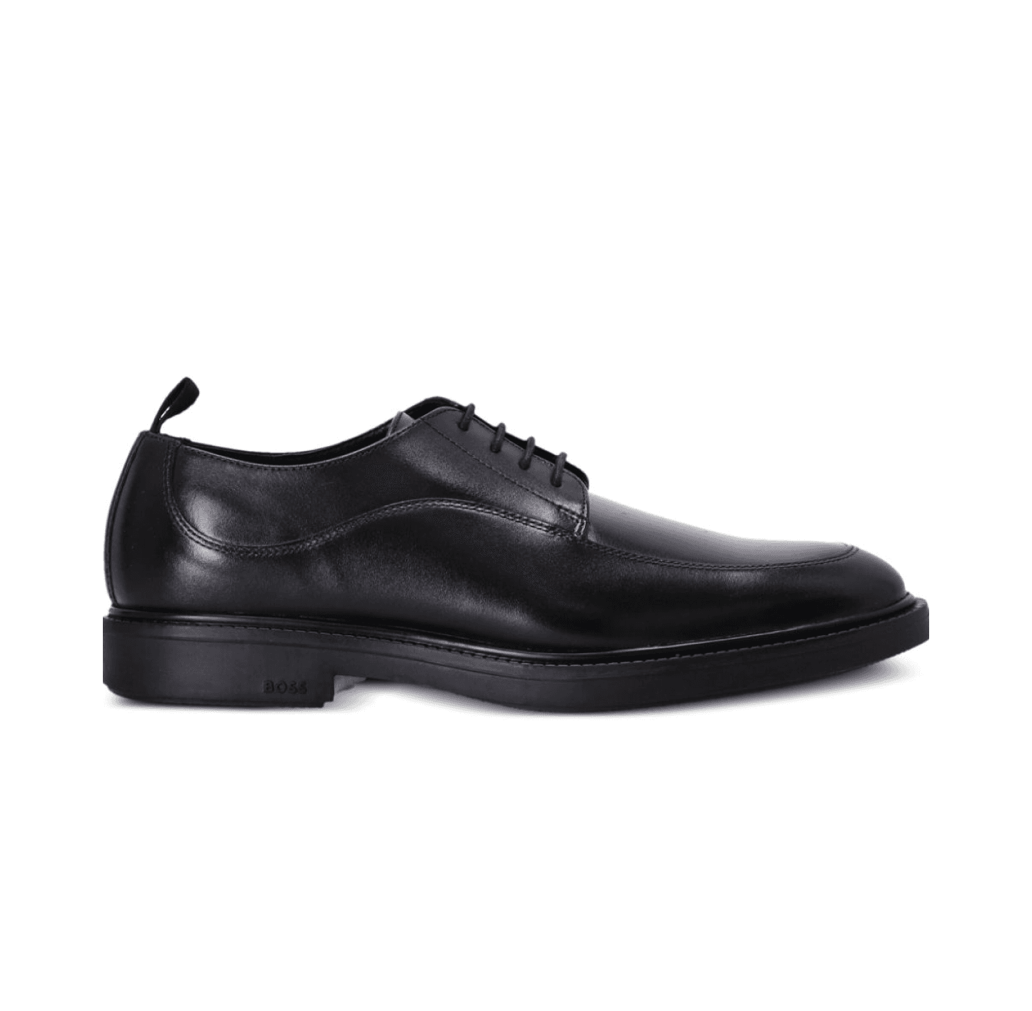 BOSS leather lace-up derby shoes