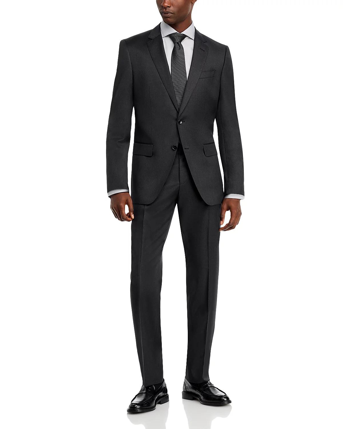 BOSS Huge/Genius Wool Twill Slim Fit Suit