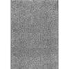 Marleen Plush Shag Gray 8 ft. x 10 ft. Contemporary Area Rug